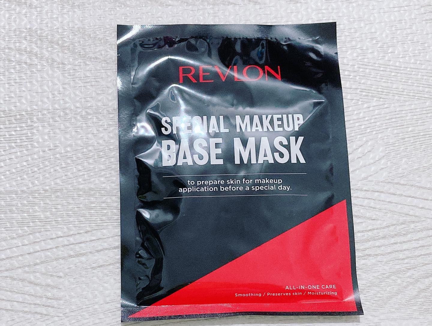 口コミ投稿：REVLONのメイクアップ発想のシートマスク「SPECIAL MAKEUP BASE MASK」✩シートマスク…