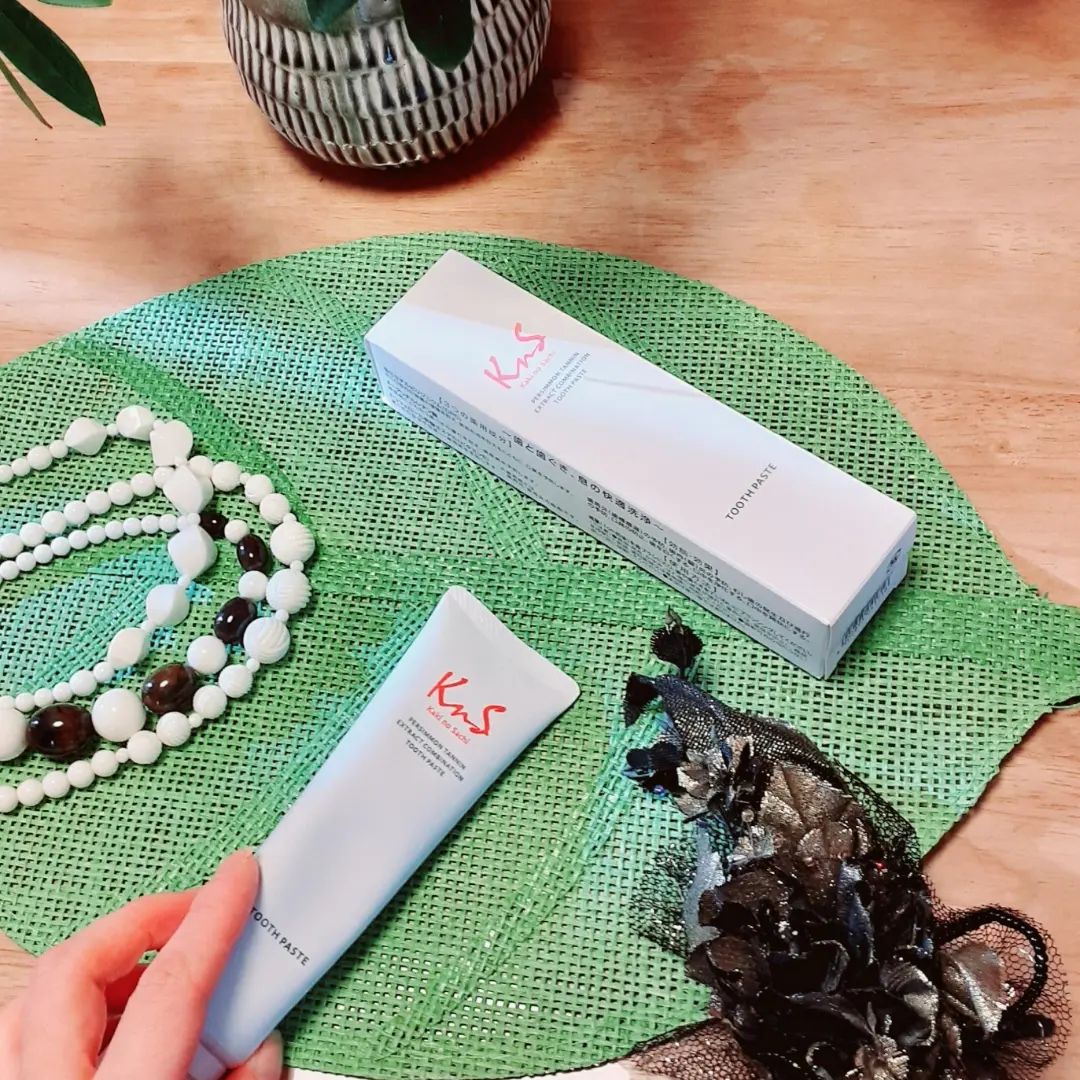 口コミ投稿：柿のさち 薬用 歯磨き粉 KnS 柿渋 100gマスク生活しながら、我が家は、とても口臭が…