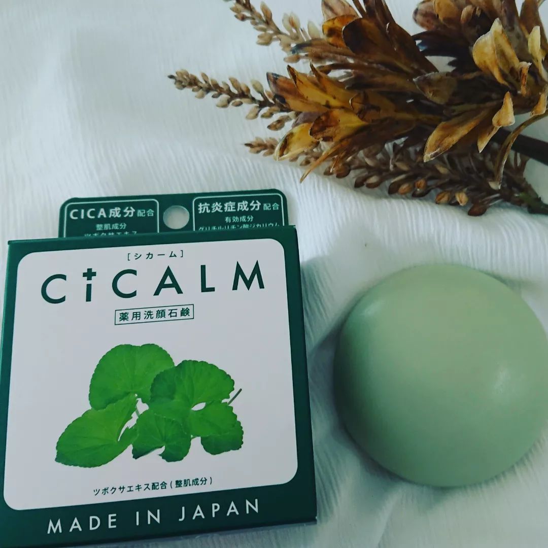 口コミ投稿：CICALM (シカーム)✨✨CICA＋抗炎症成分配合したニキビ・肌あれを防ぐ薬用洗顔石鹸です…