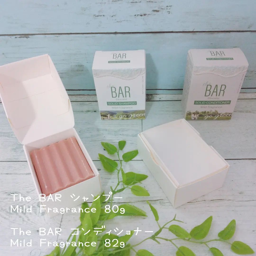 口コミ投稿：The BAR シャンプー Mild Fragrance 80gThe BAR コンディショナー Mild Fragrance 82…