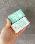 ISDG 医食同源ドットコムさまの手のひらサイズのウェットティッシュ"POCKET WET" 💝持ち運びに便利な手のひらサイズ🖐🏻コンパクトだからいつでもどこでも持ち運んでも邪魔にならない…のInstagram画像