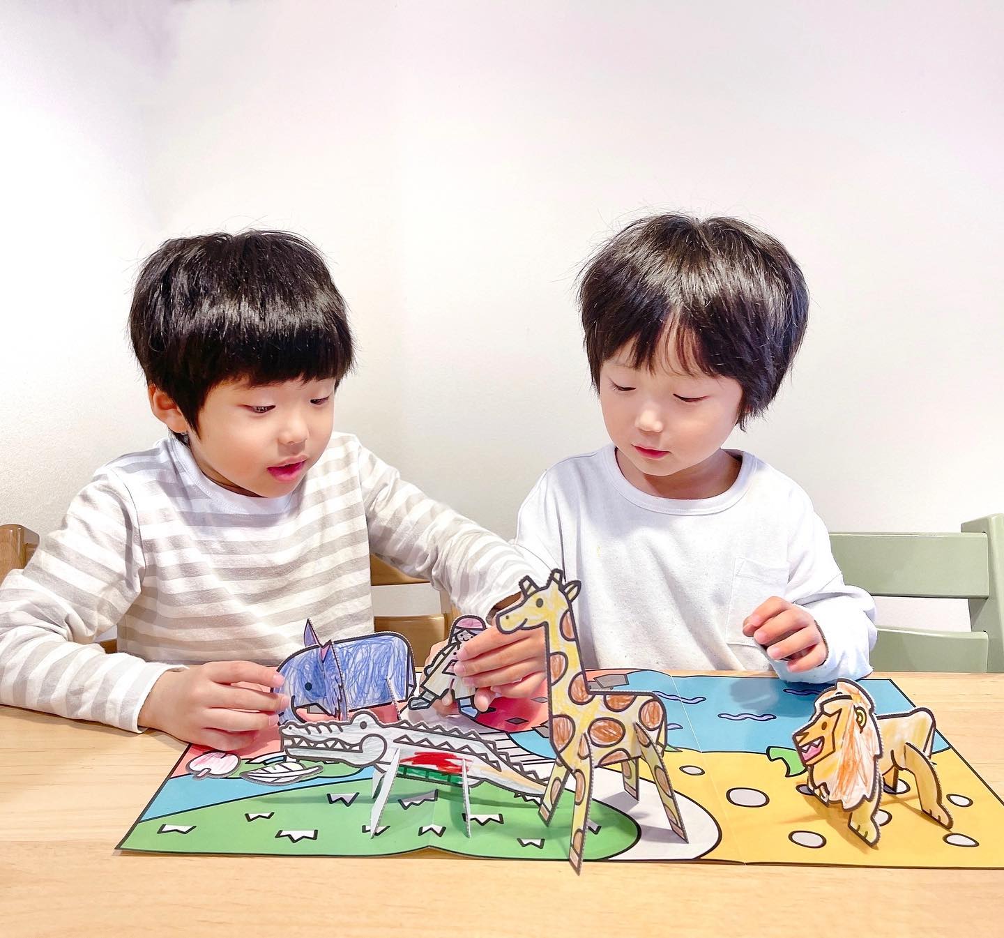 口コミ投稿：..@gincho_official  samaはじめてのダンボール工作キット🦒ˊ˗ をお試しさせていただ…