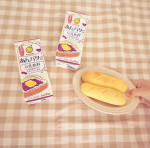 本日のおやつ𓂃𓎹𓌉𓂂𓏸　　かほぴの手が忍び寄る𓂃₊⁎笑　　だいすきマルサンから‎ 𓊆 あんバター味 𓊇　という攻めた味 ⍤⸝⋆　　　気になって飲…のInstagram画像
