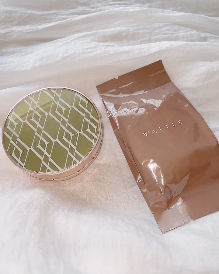 口コミ投稿：WATTLE クッションファンデーション🫶🏻\１つで6役を叶える時短にも嬉しいアイテム/こ…