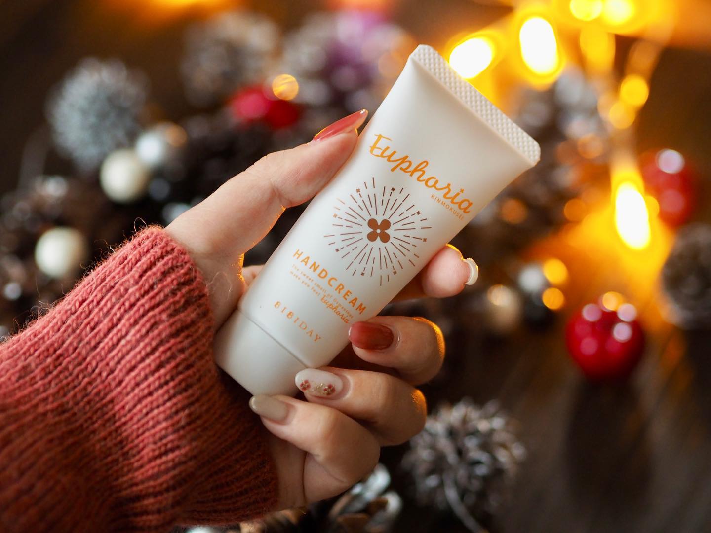 口コミ投稿：【BIBIDAY・Euphoria キンモクセイ ハンドクリーム】明日から12月。アーガイル柄やラ…