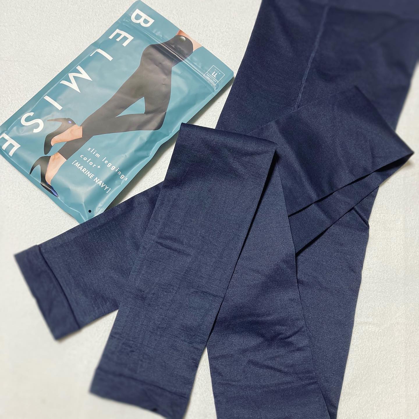 口コミ投稿：★ 着圧レギンスslim leggings color +サイズチャートはS.M.L.LLこちらは #マリンブル…