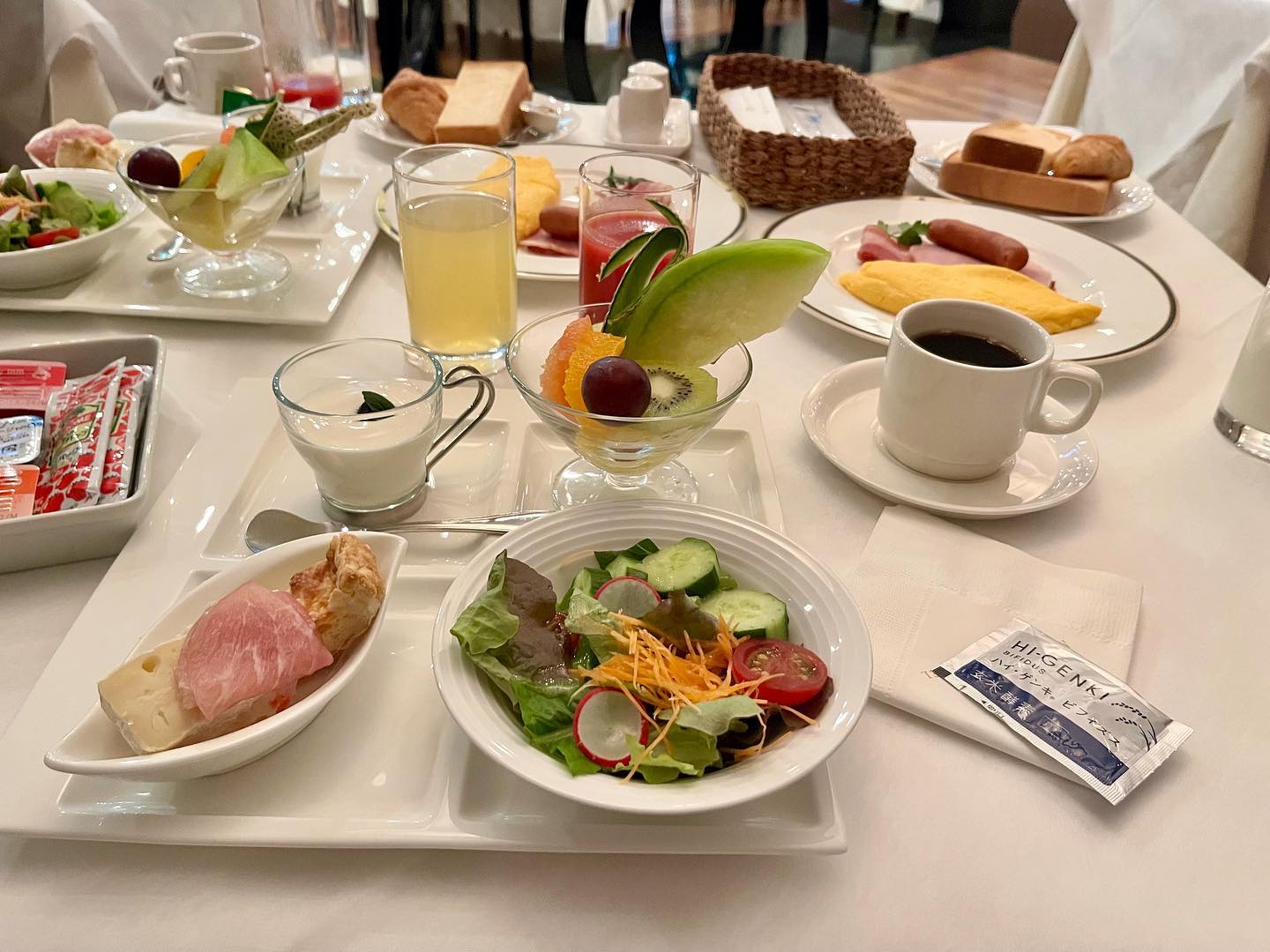 口コミ投稿：#ホテルの朝食 、美味しく頂きました🍽☀️旅行も#玄米酵素ハイゲンキビフィズス と一緒…
