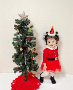 .𝟸𝟶𝟸𝟸. 𝟷𝟸.𝟶𝟹 𖤐  𝒎𝒐𝒏𝒊𝒕𝒐𝒓  𖤐  @toysrus_jp sama  の クリスマスチュチュワンピースベロアをmonitorさ…のInstagram画像