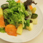フレッシュなフルーツサラダ🥗シルクスイートのグラタンも美味しかった、ありがとう🍽#aoki #ランチ #ランチタイム #lunch #フルーツサラダ #いただきます #野菜をMOTTO…のInstagram画像