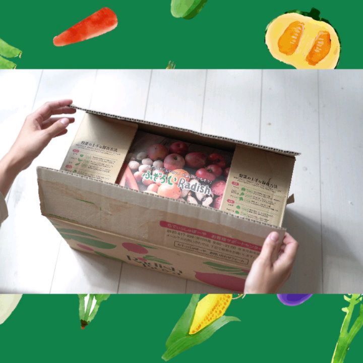 口コミ投稿：らでぃっしゅぼーや ふぞろいradish🍆🍅🥕 食品などの宅配でおなじみのらでぃっしゅぼー…