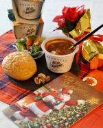 . ..【野菜をMOTTO　　クリスマス スープ4個ギフトセット 】人気のボルシチ、クラムチャウダー、かぼちゃ、コーンの4個セットスープはレンジで1分 国産野菜…のInstagram画像