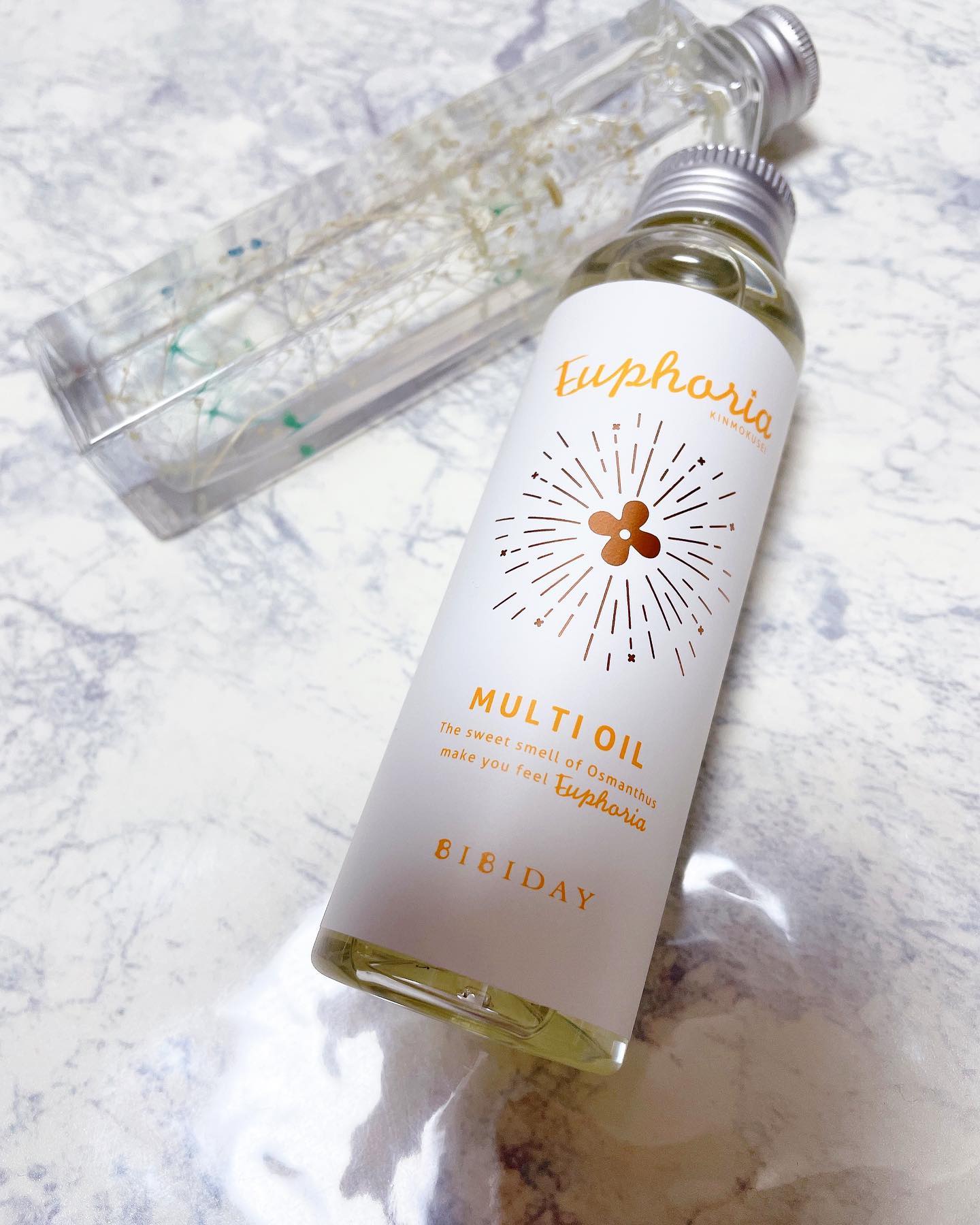 口コミ投稿：BIBIDAYEuphoria キンモクセイ マルチオイル 💎⁡植物由来成分97.5%の髪や体に使えるマ…