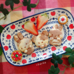 .共立食品u0040kyoritsu_kitchen 様からいただいた✨🎁✨『 米粉のクッキーミックス 』を使ってマーブルなミッフィーちゃん🐰とボリス🐻ミッフィーのキャラで堂々…のInstagram画像