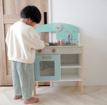 ♡@toysrus_jp samaより素敵なご縁をいただきまして「マイストーリー 木製 2in1 おしゃれなIHキッチン」のmonitorをさせていただきました𓌉𓇋このパステルブルーがと…のInstagram画像