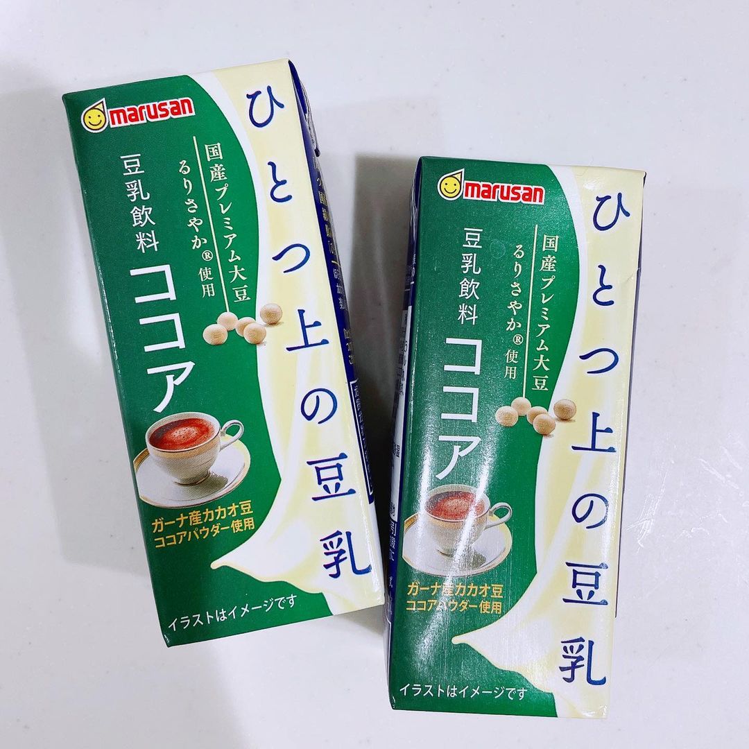 口コミ投稿：03mugi06ひとつ上の豆乳 豆乳飲料ココア 200㎖美味しくて濃厚！しっかり濃厚だけど甘…