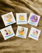 💟⋯⋯⋯💜✨🦄🌈　　　u0040minnano_badge 様#みんなのバッジ モニターさせていただきました💗ありがとうございます♪🎶　　　　お気に入りの写真を使ってアプリで簡単…のInstagram画像