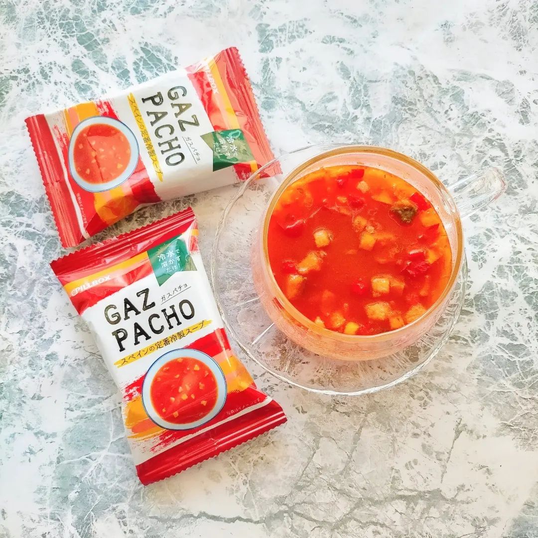 口コミ投稿：(*ˊᵕˋ*)੭ ੈ❤︎ピルボックスジャパンガスパチョ🍅スペインの定番スープを再現した冷水で…