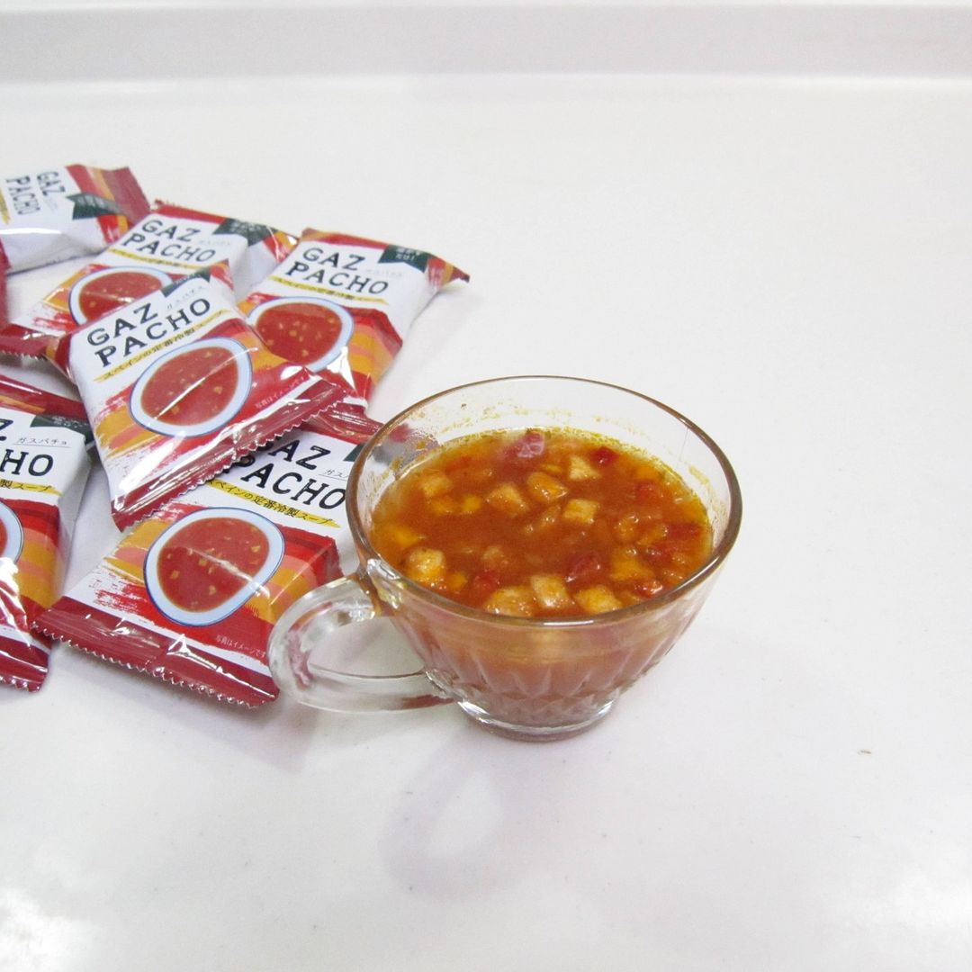口コミ投稿：【ガスパチョ】ガスパチョはスペインの冷製スープ。本格的な味が即楽しめるフリーズ…