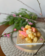 ❤︎home cafe❤︎紅白餅でおかき♬小さくカットしてもこんなに膨らむからお餅って不思議。変幻自在といった感じ😆味付けは我が家での愛用品、海の精さんの季節限定🌸桜の塩🌸奈良県吉野…のInstagram画像