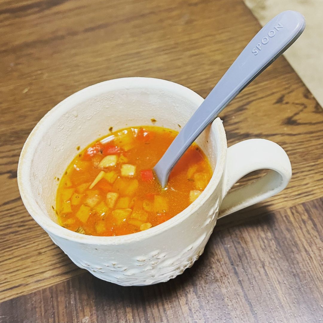口コミ投稿：seijixyu簡単に本格的な味でとっても満足🍅冷たくても、温かくてもおいしくてお野菜の…