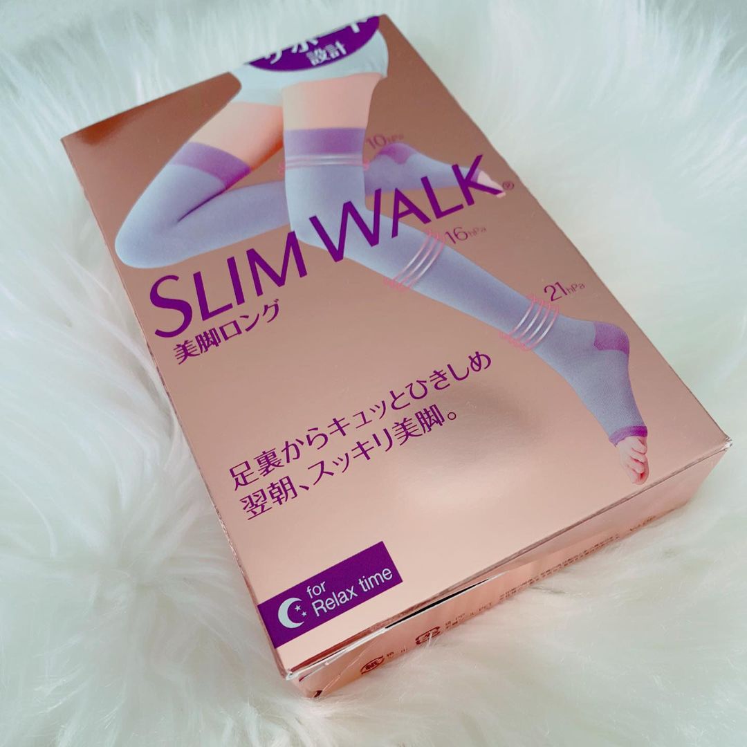 口コミ投稿：スリムウォーク美脚ロングfor Relax time🧦 寝る時に使える着圧ソックス🤗✨着圧ソック…