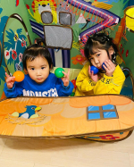 🥎⋯⋯⋯♪♬♩🌼✿🧩　　　toysrus_jp 様u0040babiesrus_jp 様　　People㈱　🎨頭と体の知育ボールジャングル🏆モニターさせていただきました♡♡ありが…のInstagram画像