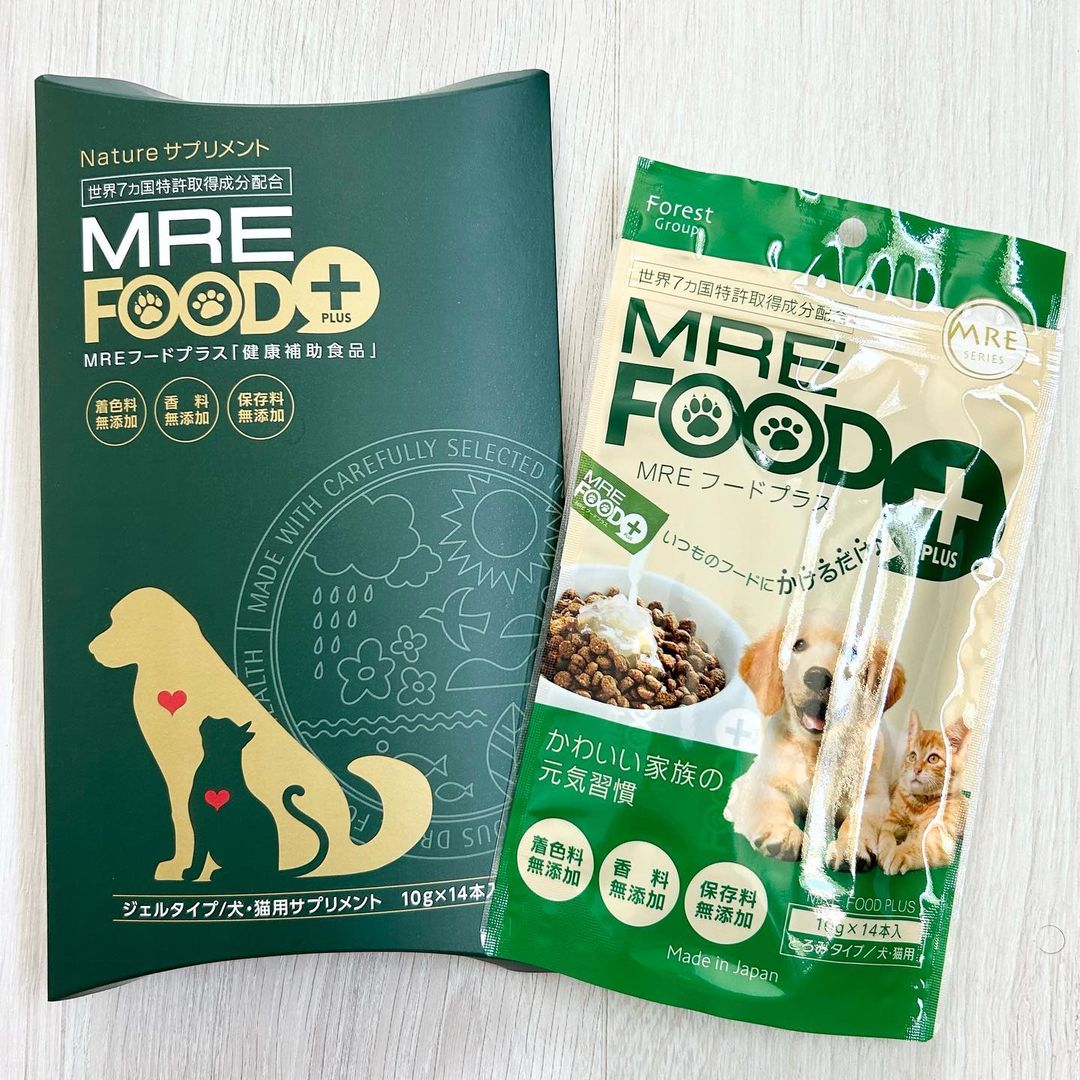 口コミ投稿：【MRE FOOD+】🐶健康補助食品10g×14本/￥1980\代謝速度が人の5倍～6倍と言われる🐶🐈の…