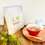 SOVE(ソブ)SOVEシリアルカラダづくりに欠かせない植物性たんぱく質と食物繊維がとれる大豆と野菜のシリアルです。《Point 》■01 栄養素のこだわり1食分(30g/99kcal)…のInstagram画像