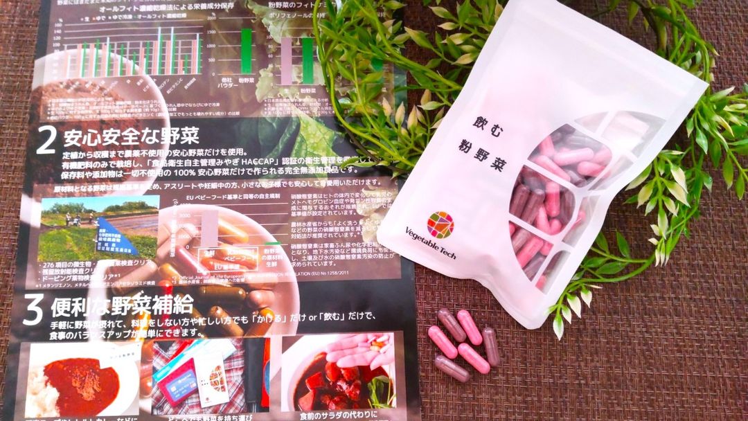 口コミ投稿：ベジタブルテック株式会社さま✨天然野菜そのものを凝縮✨『飲む粉野菜』で、栄養バラ…
