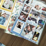 みんなのシールのアプリでシールを作りました!!母子手帳の１歳の写真のページに一生餅を背負った写真をシールにして貼りました😊みんなのシールu0040minnano_sealは何度か利用してます…のInstagram画像