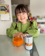 サンスターさまの健康道場 黄実野菜 💝我が家は毎朝 野菜ジュースを飲んでるよ🍹幸い3歳の娘は野菜大好きだからサラダも野菜スティックも食べるけどかぼちゃはあまり買わないし朝って時間がないし…のInstagram画像