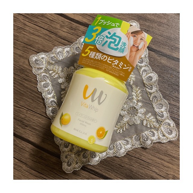 口コミ投稿：＊...株式会社マックス様の泡の洗顔料 Vita Whip -ビタホイップ -を使用させてもらっ…