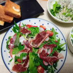 u0040foodo.rds.inc さんの『生鮮 食品体験モニター募集キャン ペーン』で新鮮な野菜などが 入った「ワンランク上の食卓 応援セット」をいただきました✨熟成生ハムと発酵バター✨に新…のInstagram画像