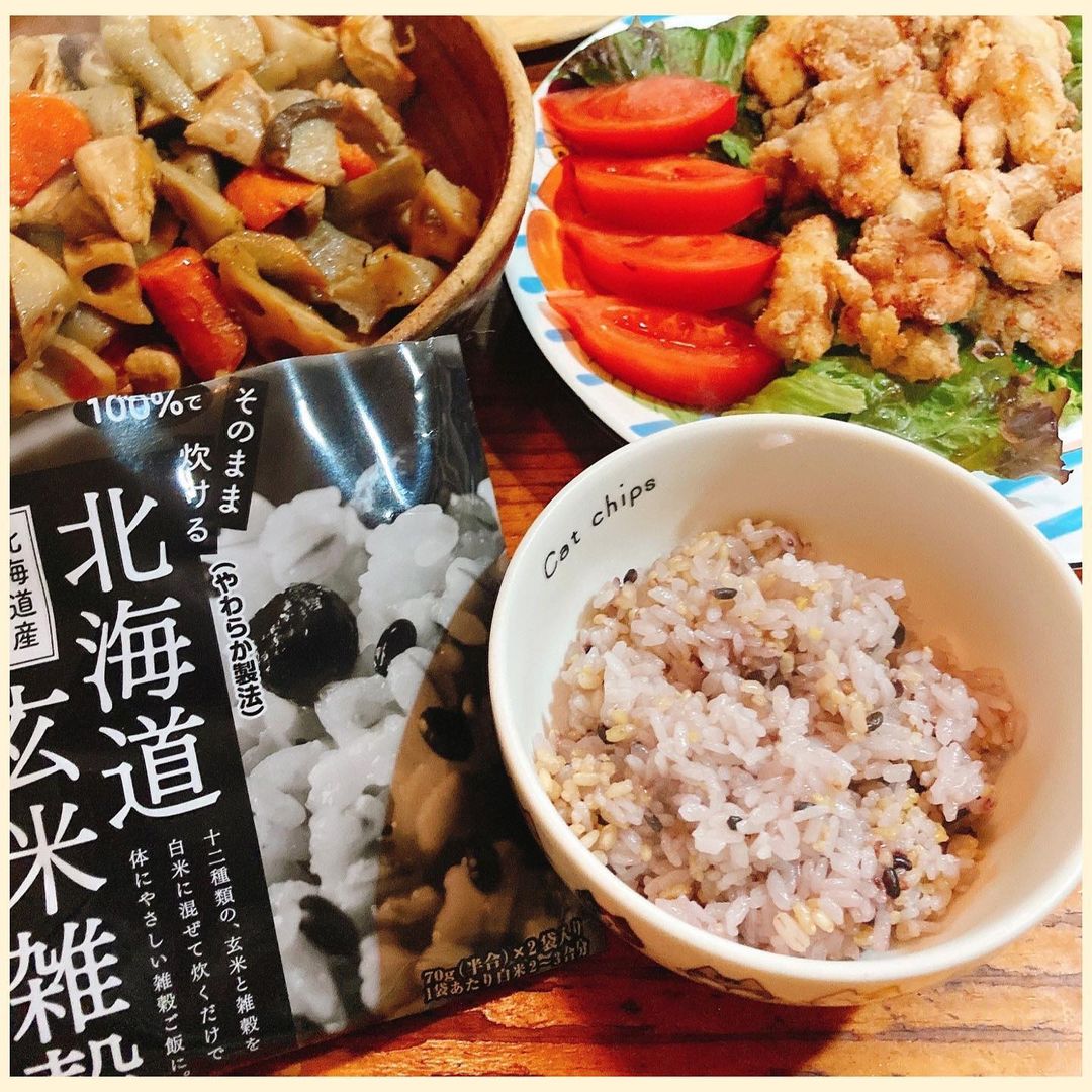 口コミ投稿：株式会社玄米酵素さんの「北海道玄米雑穀」を炊いて食べてみました✨雑穀はビタミン・…