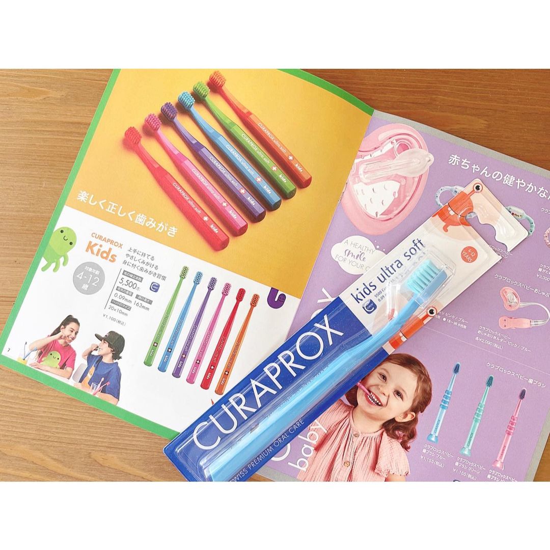 口コミ投稿：ㅤㅤㅤㅤㅤㅤㅤㅤㅤ CURAPROX kids▶︎▶︎対象年齢4-12歳歯肉を傷つけない、やわらかさ…