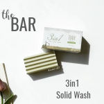 ...『The BAR 3in1 Solid Wash』...スマートでサステナブルなライフスタイルへ髪も身体も滑らかに。..✔これ1つで髪・顔・身体が洗える固形石鹸.✔無添…のInstagram画像