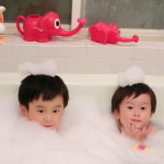 🫧u0040paaan528   すごく簡単に泡風呂ができて最近息子たちに泡風呂ブーム到来しています❕🛀🫧　　　　今まで泡風呂のハードルが高かったのですが　　　　《無添加ハッピー…のInstagram画像