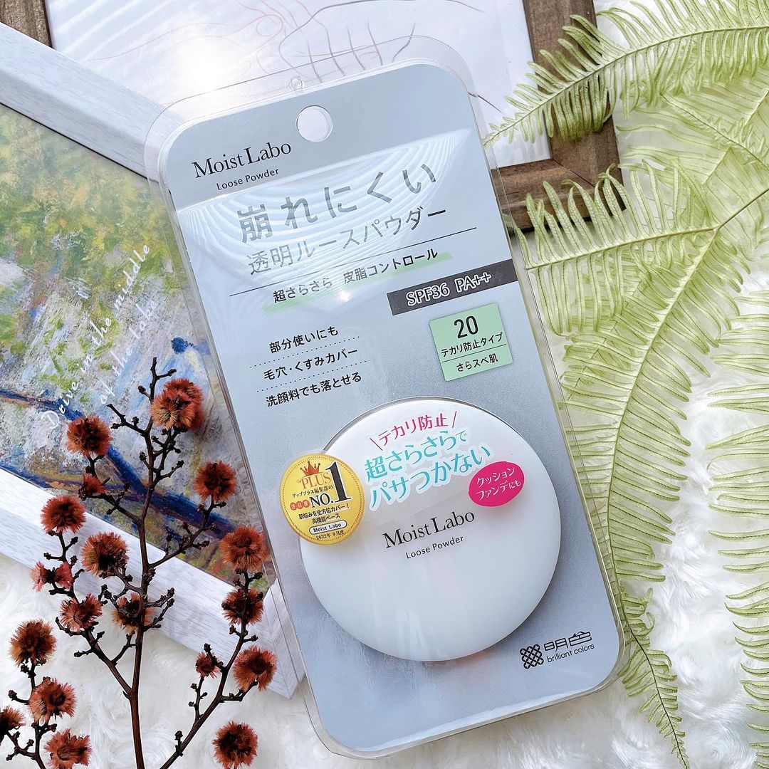 口コミ投稿：♪.モイストラボ　ルースパウダー .メイクを崩したくない人に朗報✨テカリ防止タイプの…