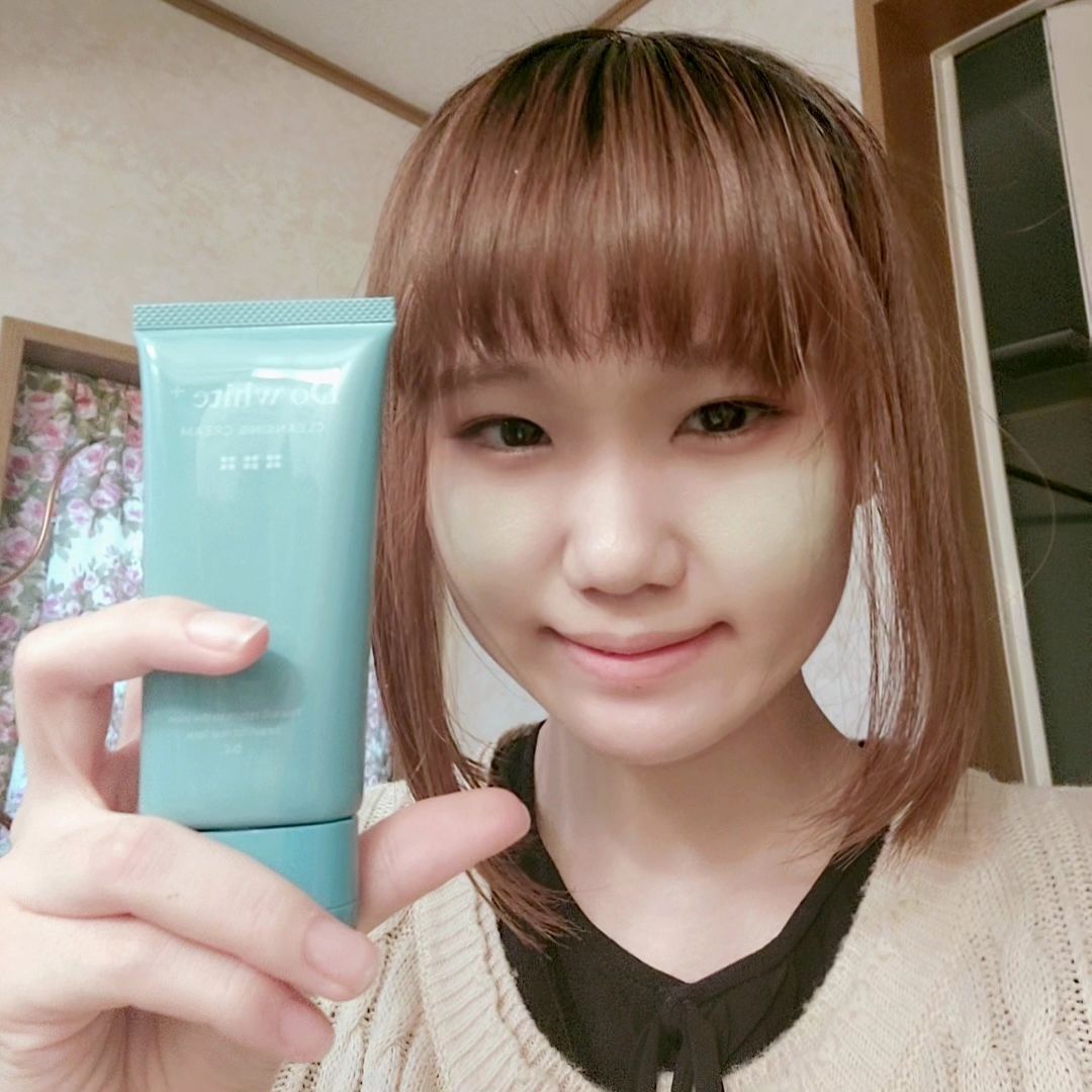 口コミ投稿：ykurioka⁡薬用天然クレンジング「DoWhite＋」⁡⁡毎日使って使い切ったやつ！⁡⁡⁡W洗顔…