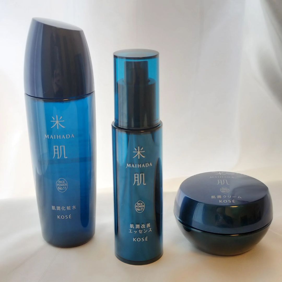 口コミ投稿：米肌肌潤化粧水肌潤改善エッセンス肌潤クリーム株式会社コーセーさんからいただきま…