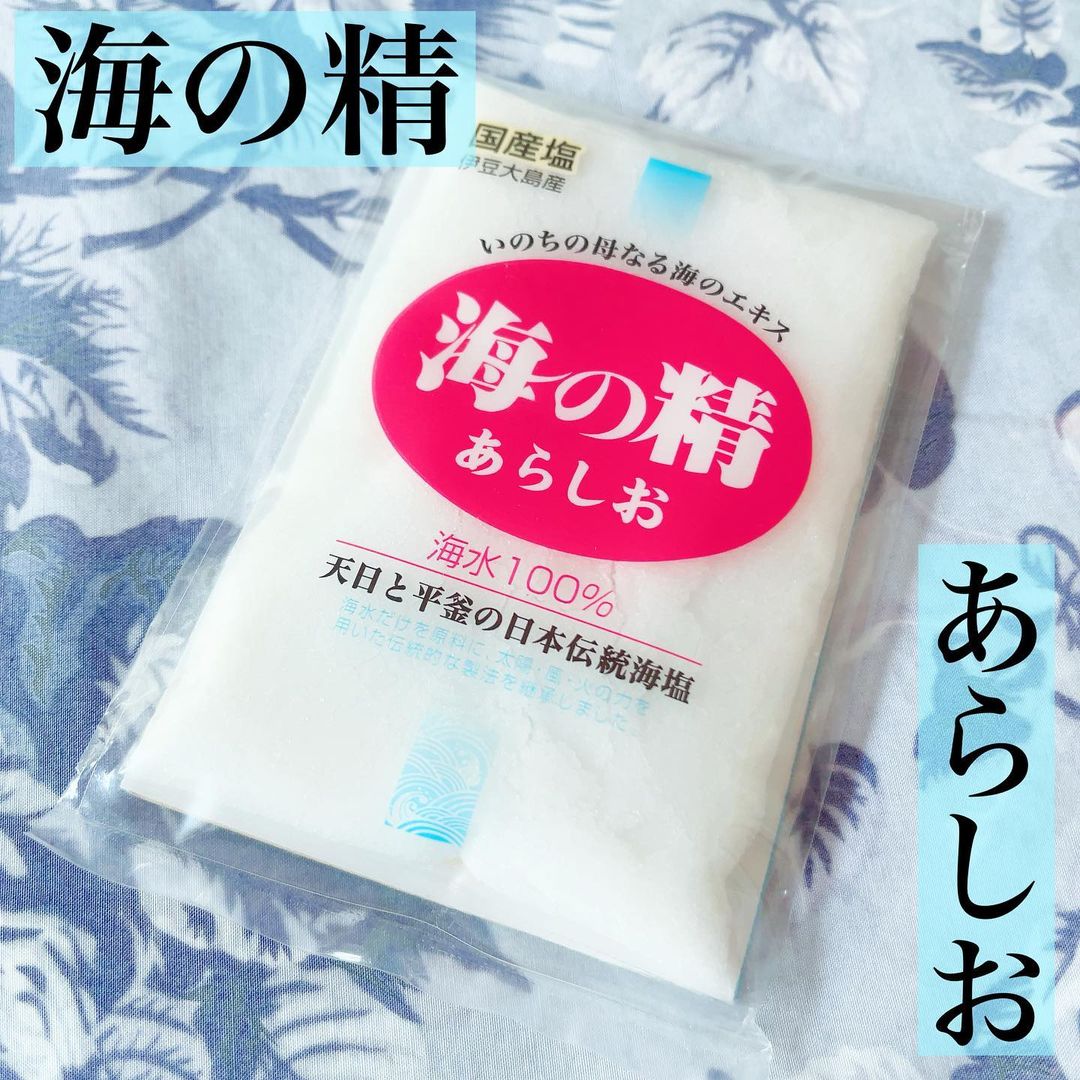 口コミ投稿：『海の精　あらしお　70ｇ』 自然豊かな伊豆大島近海の、黒潮の運ぶ清麗な海水100％…
