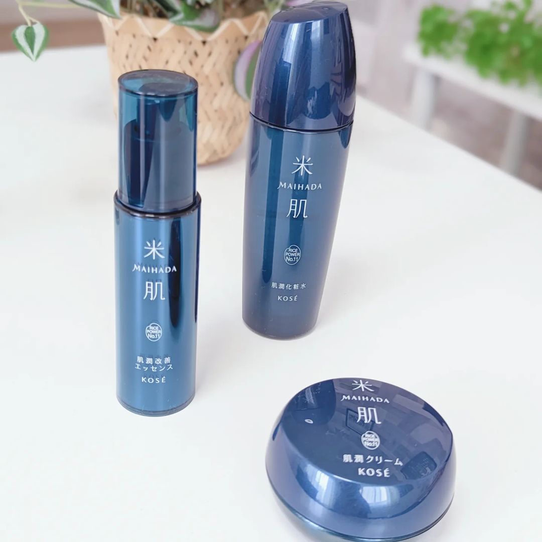 口コミ投稿：·米肌 肌潤化粧水&肌潤改善エッセンス&肌潤クリーム✨·米肌、肌潤シリーズをライン使…