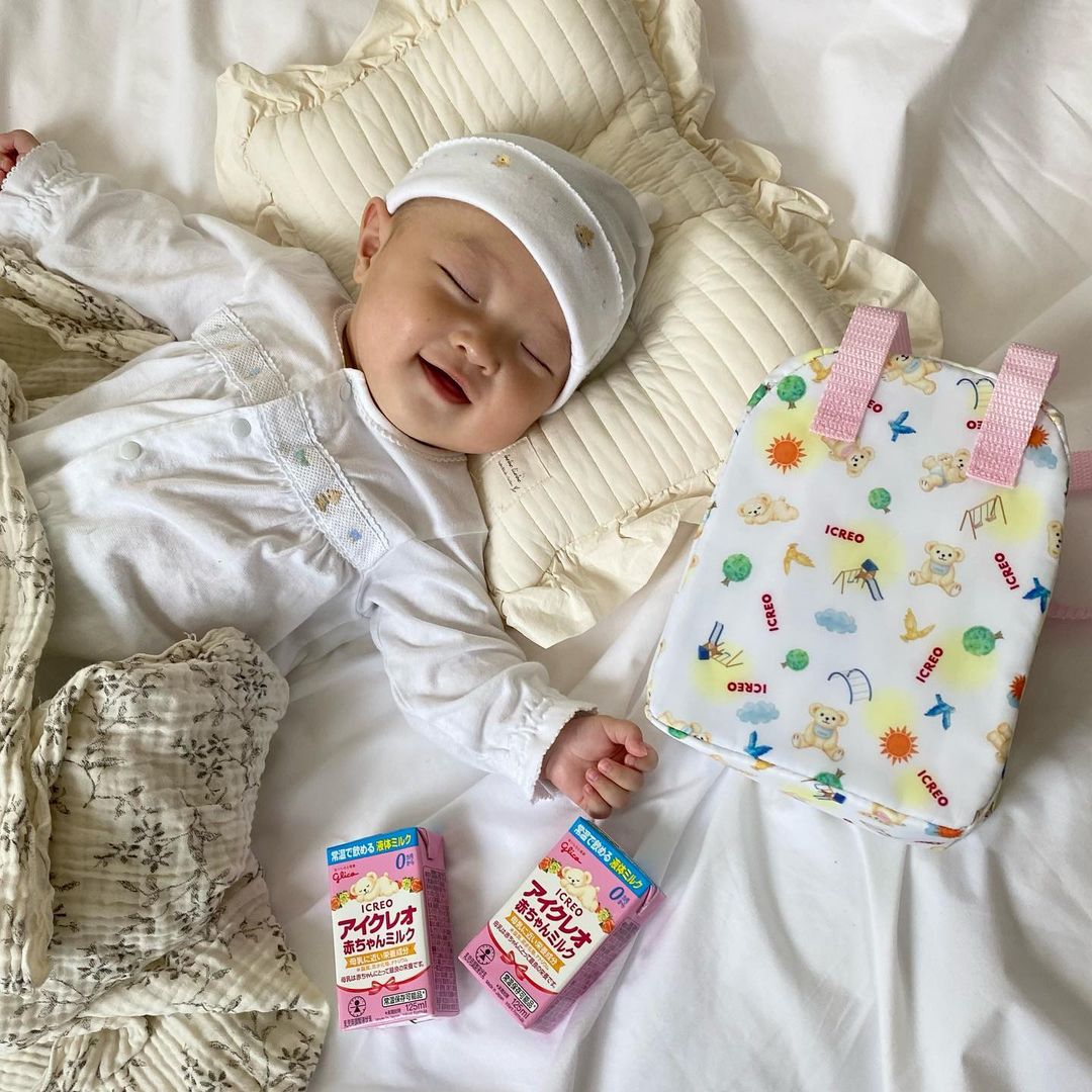 口コミ投稿：...アイクレオの赤ちゃんミルク&哺乳瓶ポーチをお試しさせていただきました♡*゜日本…