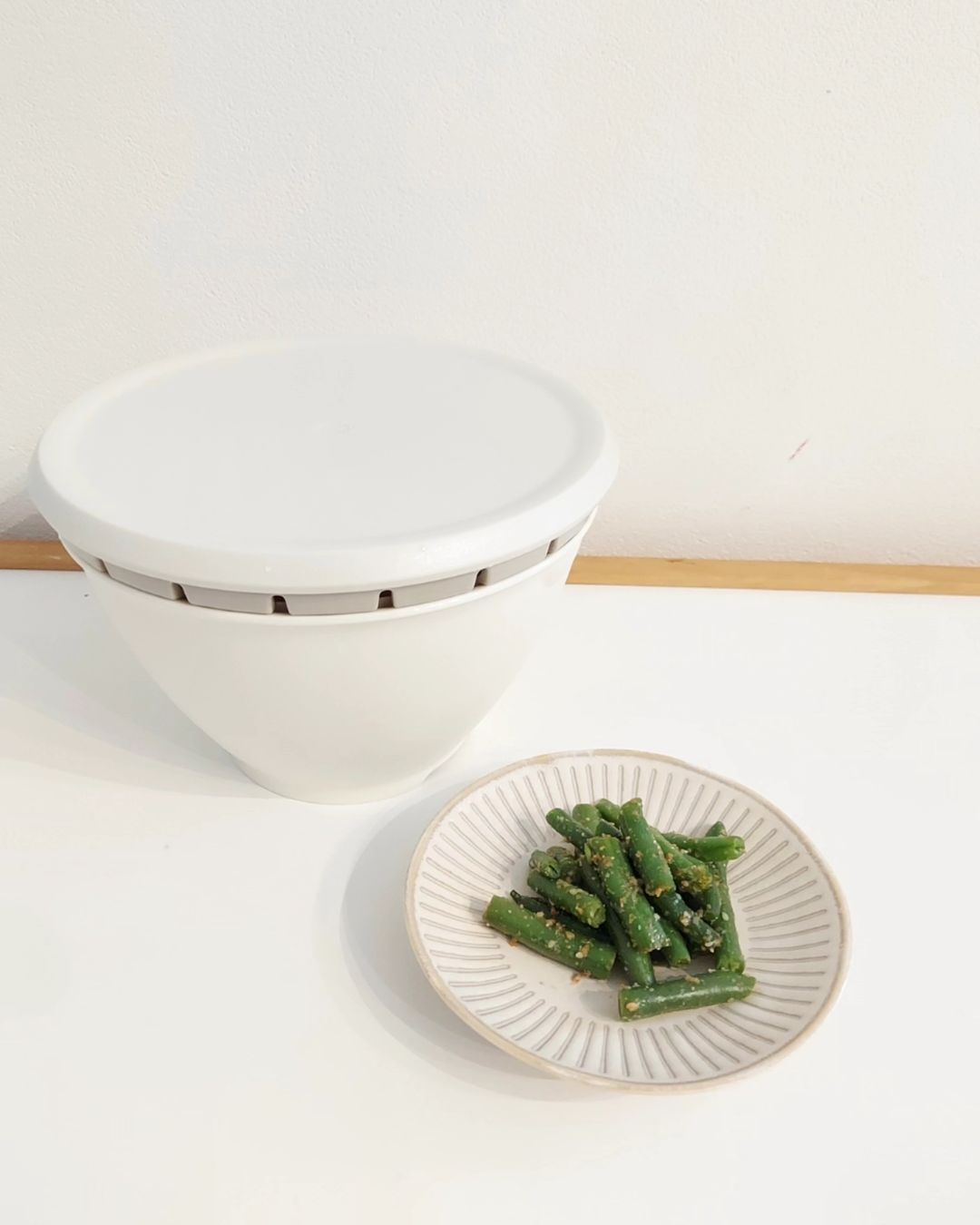 口コミ投稿：【ボルコラ】LIBERALISTAボール＆コランダーセット S✨これ１つで野菜を洗う水を切る…