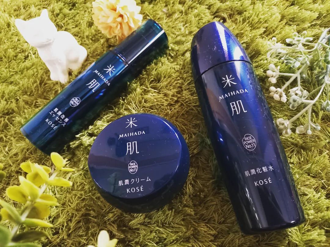口コミ投稿：なめらかな使い心地の【米肌 肌潤化粧水＆肌潤改善エッセンス＆潤肌クリーム】の３種…