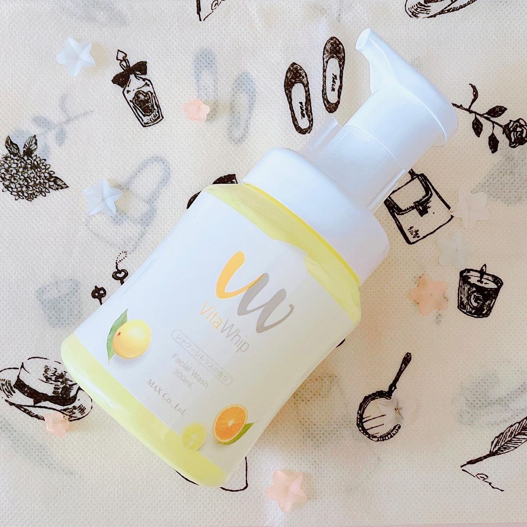 口コミ投稿：𓈒𓂂◌泡の洗顔料Vita Whipビタホイップ🍋5種類のビタミン配合！ナイアシンアミドアスコ…