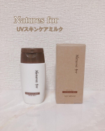 ha_aya06_06Natures for のUVスキンケアミルクを使ってみました🥰クレンジング不要でノンケミカルの肌に負担なく、ケアしながら日焼け止めできるのが嬉しい♪  伸びが良くて不…のInstagram画像