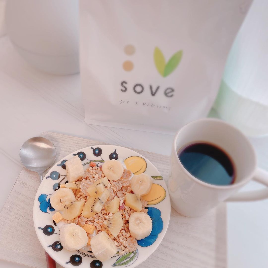 口コミ投稿：平日の朝の忙しい時間にも嬉しいSOVEシリアル˚✧₊⁎時短にもなるのに身体にも嬉しい成…