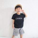 🧒🏻🤍🖤⁡⁡　綿𝟣𝟢𝟢u0025ポケット付総柄ハーフパンツ　u0040nissen_kids_official 　⁡　着心地◎ 動きやすさ◎ 可愛さ◎　通園・通学でもお洒落を楽しみたい…のInstagram画像