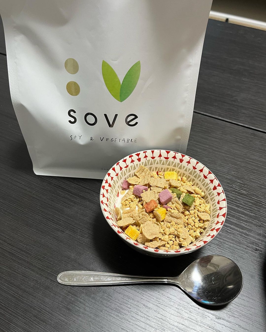 口コミ投稿：『SOVE』ソブSOVE シリアルカラダづくりに欠かせない植物性たんぱく質と食物繊維がと…